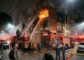 FOGO NO CENTRO: INCÊNDIO DESTRÓI APARTAMENTO EM SANTA CECÍLIA