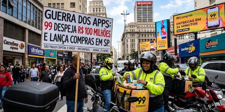 GUERRA DOS APPS: 99 DESPEJA R$ 100 MILHÕES E LANÇA COMPRAS EM SP