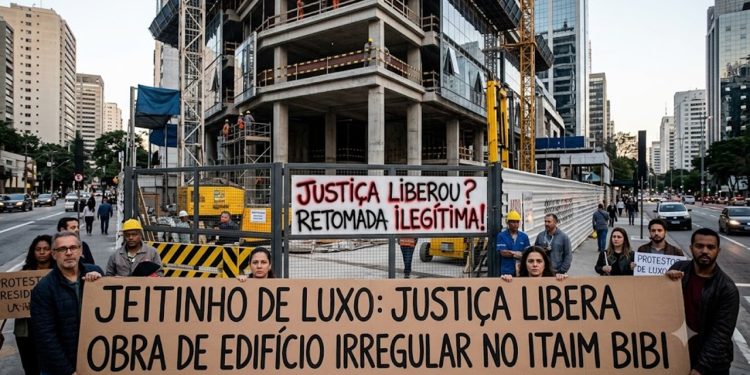 JEITINHO DE LUXO: JUSTIÇA LIBERA OBRA DE EDIFÍCIO IRREGULAR NO ITAIM BIBI