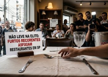 MÃO LEVE NA ELITE: FURTOS RECORRENTES ASFIXIAM RESTAURANTES EM SP