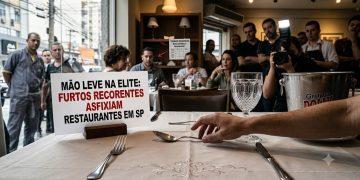 MÃO LEVE NA ELITE: FURTOS RECORRENTES ASFIXIAM RESTAURANTES EM SP