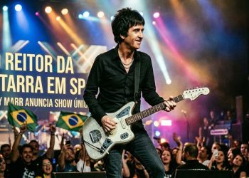 O REITOR DA GUITARRA EM SP: JOHNNY MARR ANUNCIA SHOW ÚNICO