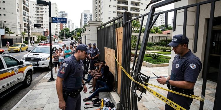 PORTÃO ARROMBADO: PM FRUSTRA INVASÃO DE BANDO EM MOEMA