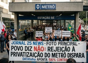 POVO DIZ NÃO: REJEIÇÃO À PRIVATIZAÇÃO DO METRÔ DISPARA