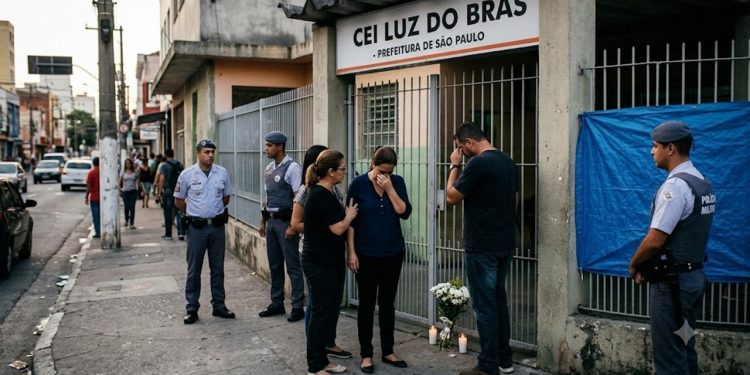 TRAGÉDIA NO BRÁS: BEBÊ DE 1 ANO MORRE PRESO EM GRADE DE CRECHE