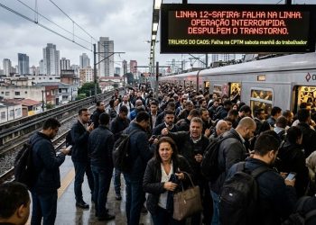 TRILHOS DO CAOS: Falha na CPTM sabota manhã do trabalhador