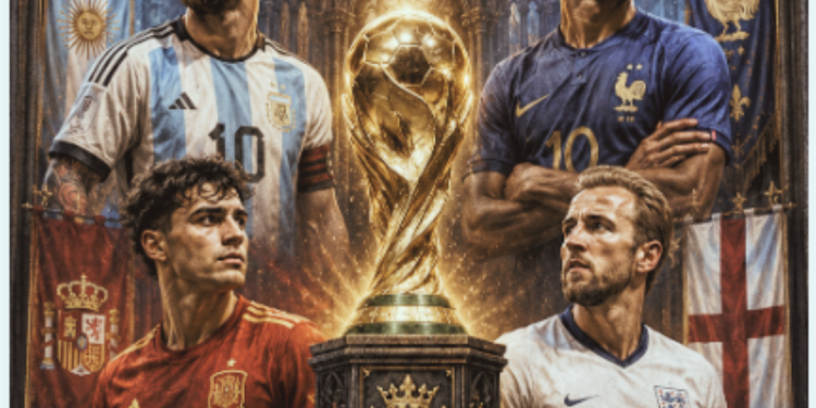 Copa do Mundo pode ter revanche histórica ou final inédita: França x Inglaterra, França x Argentina, Espanha x Inglaterra ou Espanha x Argentina.