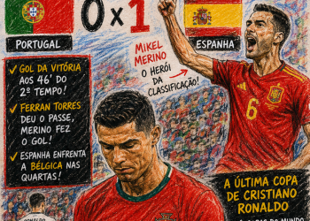 PORTUGAL FAZ AS MALAS E VOLTA PARA PORTUGAL: GOL NO FIM DERRUBA PORTUGAL: ESPANHA VENCE POR 1 A 0 E AVANÇA ÀS QUARTAS