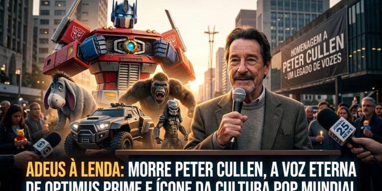 ADEUS À LENDA: MORRE PETER CULLEN, A VOZ ETERNA DE OPTIMUS PRIME E ÍCONE DA CULTURA POP MUNDIAL