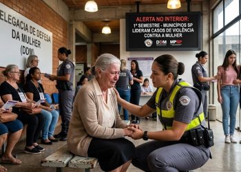 ALERTA NO INTERIOR: MUNICÍPIOS PAULISTAS LIDERAM CASOS DE VIOLÊNCIA CONTRA A MULHER NO 1º SEMESTRE