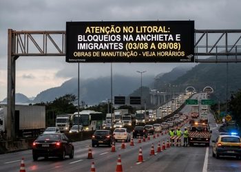 ATENÇÃO NO LITORAL: ANCHIETA E IMIGRANTES TERÃO BLOQUEIOS POR UMA SEMANA