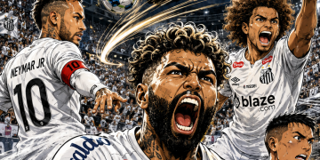 SANTOS VIRA SOBRE O MACARÁ COM 100º GOL DE GABIGOL E DUAS ASSISTÊNCIAS DE NEYMAR