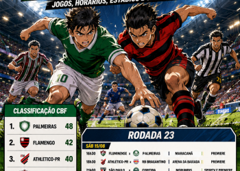 25NEWS SPORT MAPA DA BOLA 25NEWS — GUIA COMPLETO DA 23ª RODADA DO BRASILEIRÃO 2026