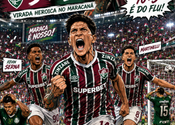 FLUMINENSE VIRA SOBRE O PALMEIRAS POR 3 A 2 E GANHA FÔLEGO PARA A LIBERTADORES