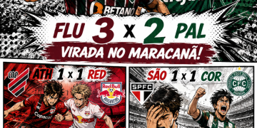 BRASILEIRÃO: FLUMINENSE DERRUBA O LÍDER; ATHLETICO-PR E SÃO PAULO TROPEÇAM EM CASA