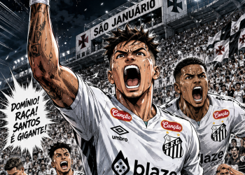 SANTOS DESENCANTA NO SEGUNDO TEMPO, GOLEIA O VASCO E DEIXA O Z-4