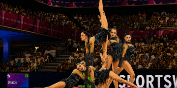BRASIL FAZ HISTÓRIA E CONQUISTA DOIS OUROS INÉDITOS NO MUNDIAL DE GINÁSTICA RÍTMICA