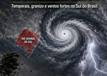 ALERTA DE CICLONE: Novo ciclone extratropical deve se formar no Sul; granizo, temporais e vento forte colocam região em alerta