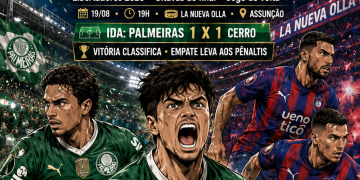 Palmeiras decide vaga contra o Cerro Porteño no Paraguai e tenta evitar queda que não ocorre desde 2009