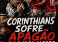“APAGÃO NO BEIRA-RIO: CORINTHIANS PERDE POR 2 A 0 E FICA À BEIRA DA ELIMINAÇÃO”.