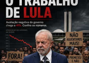 DATAFOLHA: AVALIAÇÃO NEGATIVA DO GOVERNO LULA SOBE PARA 41%; 50% DESAPROVAM TRABALHO DO PRESIDENTE