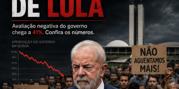 DATAFOLHA: AVALIAÇÃO NEGATIVA DO GOVERNO LULA SOBE PARA 41%; 50% DESAPROVAM TRABALHO DO PRESIDENTE