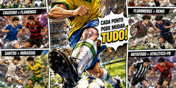 BRASILEIRÃO: 24ª RODADA TEM JOGOS DECISIVOS NA BRIGA PELA LIDERANÇA E CONTRA O REBAIXAMENTO