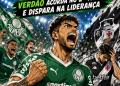 PALMEIRAS GOLEIA O VASCO POR 4 A 1 E AMPLIA VANTAGEM NA LIDERANÇA DO BRASILEIRÃO