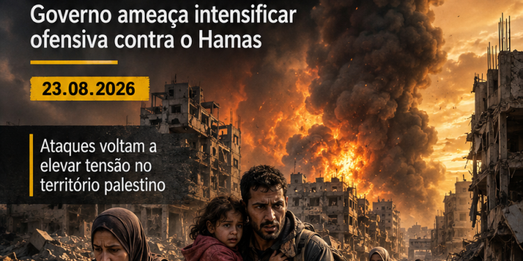 ISRAEL VOLTA A BOMBARDEAR GAZA E AMEAÇA AMPLIAR OFENSIVA CONTRA O HAMAS
