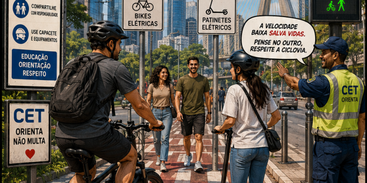 FREIO NAS ELÉTRICAS: SÃO PAULO LIMITA BIKES E PATINETES A 20 KM/H