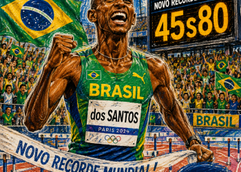 Brasileiro voa nos 400 metros com barreiras em Zurique, marca 45s80, supera Karsten Warholm e entra definitivamente para a história do atletismo mundial