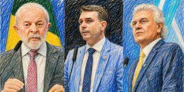 NEXUS/BTG: LULA EMPATA COM FLÁVIO BOLSONARO NO 2º TURNO E MANTÉM VANTAGEM SOBRE CAIADO E ZEMA