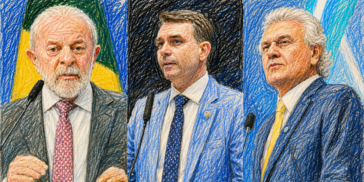 NEXUS/BTG: LULA EMPATA COM FLÁVIO BOLSONARO NO 2º TURNO E MANTÉM VANTAGEM SOBRE CAIADO E ZEMA