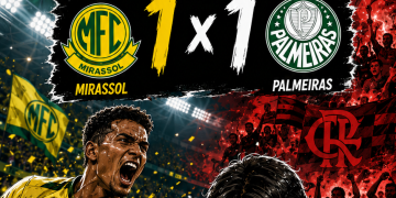 PALMEIRAS TROPEÇA NO MIRASSOL, VÊ VANTAGEM DERRETER E FLAMENGO COLA NA LIDERANÇA