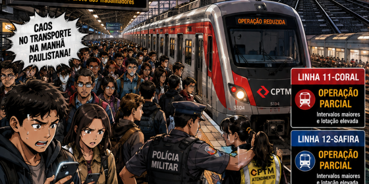 GREVE NA CPTM PARALISA LINHA 13-JADE E DEIXA LINHAS 11 E 12 COM OPERAÇÃO PARCIAL