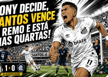 RONY DECIDE, SANTOS VENCE O REMO E ESTÁ NAS QUARTAS