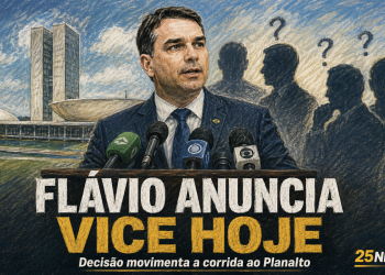 FLÁVIO BOLSONARO ANUNCIA HOJE SEU CANDIDATO A VICE-PRESIDENTE