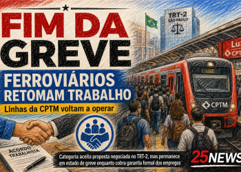 FIM DA GREVE: FERROVIÁRIOS RETOMAM TRABALHO E LINHAS DA CPTM VOLTAM A OPERAR Categoria aceita proposta negociada no TRT-2, mas permanece em estado de greve enquanto cobra garantia formal dos empregos