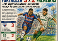 Fortaleza venceu o Palmeiras por 3 a 2, na noite desta quarta-feira (5), na Arena Pantanal, em Cuiabá
