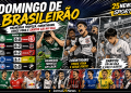 DOMINGO DE BRASILEIRÃO: PALMEIRAS TROPEÇA, CORINTHIANS VENCE FORA E SANTOS CAI NA VILA