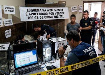 ESQUEMA NA WEB: MENOR É APREENDIDO POR VENDER 100 GB DE CRIME DIGITAL