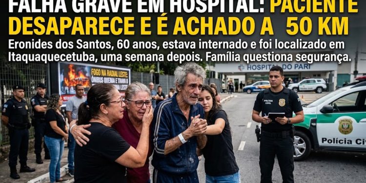FALHA GRAVE EM HOSPITAL: PACIENTE DESAPARECE E É ACHADO A 50 KM