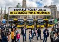 FROTA ELÉTRICA: SP LIBERA R$ 2,5 BILHÕES PARA 1,1 MIL ÔNIBUS