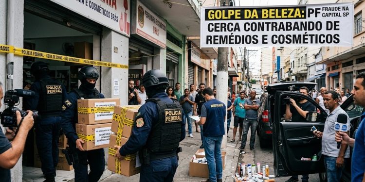 GOLPE DA BELEZA: PF CERCA CONTRABANDO DE REMÉDIOS E COSMÉTICOS