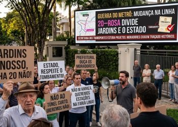 GUERRA DO METRÔ: MUDANÇA NA LINHA 20-ROSA DIVIDE JARDINS E O ESTADO