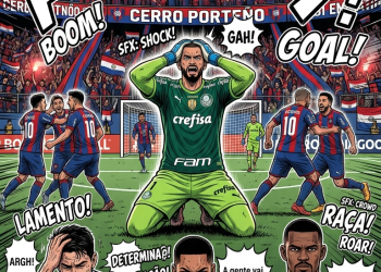 PALMEIRAS SENTE EMPATE NO FIM, MAS MANTÉM CONFIANÇA NA CLASSIFICAÇÃO NO PARAGUAI
