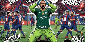 PALMEIRAS SENTE EMPATE NO FIM, MAS MANTÉM CONFIANÇA NA CLASSIFICAÇÃO NO PARAGUAI