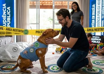 HERÓI DE QUATRO PATAS: PITBULL ENFRENTA ONÇA E SALVA FAMÍLIA EM SP