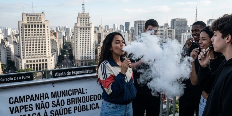 ILUSÃO DE VAPOR: GERAÇÃO Z FUMA MAIS E AMEAÇA SAÚDE PÚBLICA