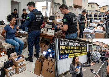 LUXO ROUBADO: POLÍCIA PRENDE MULHER E RECUPERA R$ 260 MIL EM BOLSAS DE GRIFE